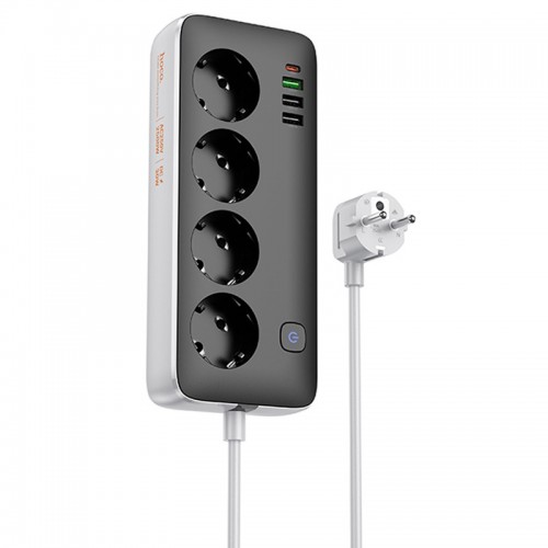 Купить Удлинитель Hoco AC22 Sunlight (PD30W/1C/3A/4xSocket) (1.5m)