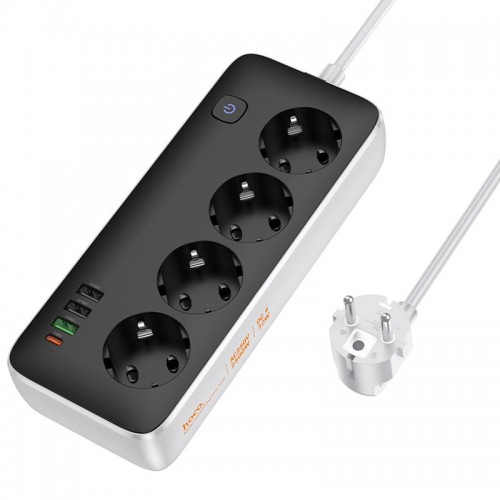 Купить Удлинитель Hoco AC22 Sunlight (PD30W/1C/3A/4xSocket) (1.5m)