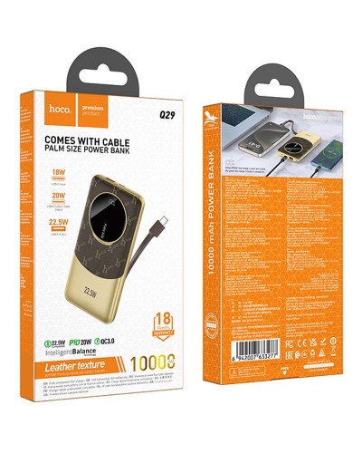 Купити Портативний ЗП Power Bank Hoco Q29 Nobility 22.5W+PD20W + Type-C 10000 mAh
