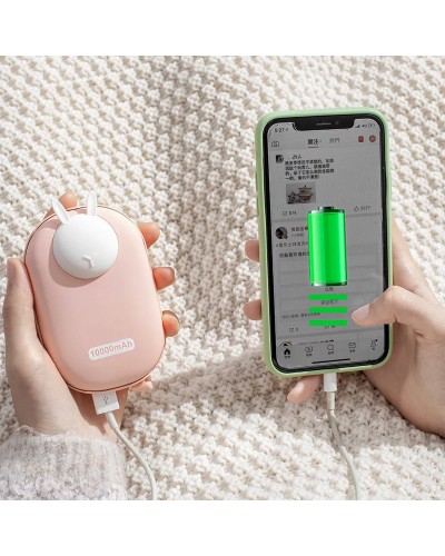 Купить Портативное ЗУ Power Bank GXZ-N705 2in1 с обогревателем для рук 10000 mAh