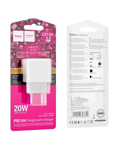 Купить СЗУ Hoco CS13A Ocean PD20W (1USB-C)