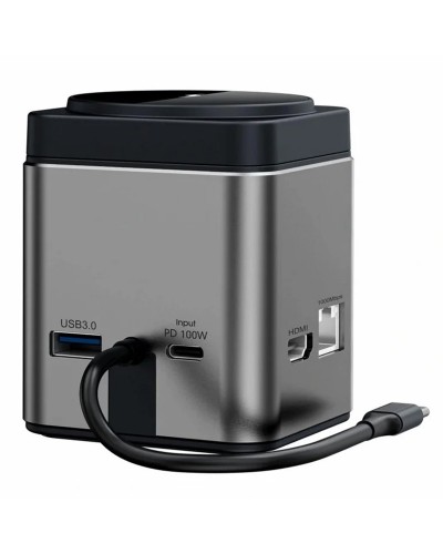 Купити Уцінка БЗП + HUB WIWU Wi-W025 Cube 9in1 USB-C