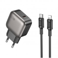 МЗП Borofone BAS53A Absolute PD20W (1USB-C) + кабель Type-C to Lightning