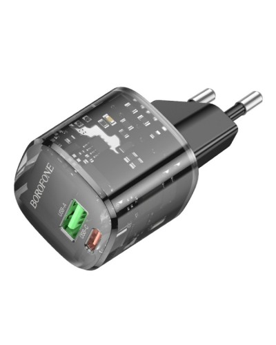 Купити МЗП Borofone BN17 Sunlight PD20W+QC3.0 (1USB-A/1C) + кабель Type-C to Type-C
