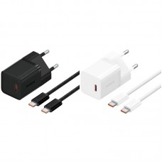 МЗП Baseus GaN5 Fast Charger (mini) 30W (1USB-C) + кабель Type-C to Type-C (P10110902)