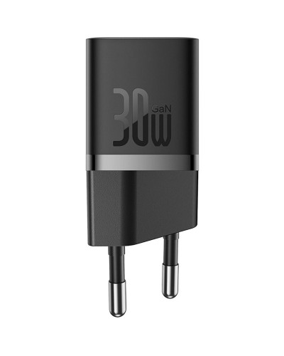 Купити МЗП Baseus GaN5 Fast Charger (mini) 30W (1USB-C) + кабель Type-C to Type-C (P10110902)