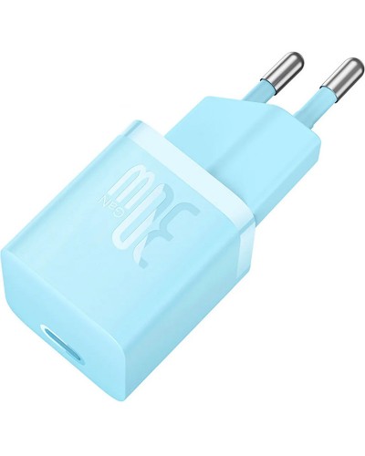 Купити МЗП Baseus GaN5 Fast Charger (mini) 30W (1USB-C) + кабель Type-C to Type-C (P10110902)