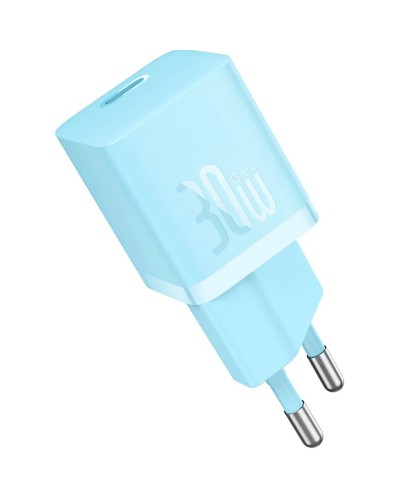 Купити МЗП Baseus GaN5 Fast Charger (mini) 30W (1USB-C) + кабель Type-C to Type-C (P10110902)