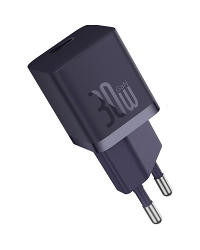 Купити МЗП Baseus GaN5 Fast Charger (mini) 30W (1USB-C) + кабель Type-C to Type-C (P10110902)