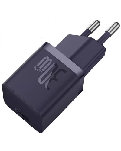 Купити МЗП Baseus GaN5 Fast Charger (mini) 30W (1USB-C) + кабель Type-C to Type-C (P10110902)