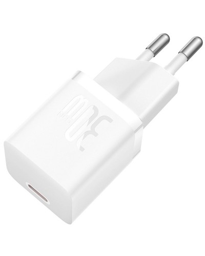 Купити МЗП Baseus GaN5 Fast Charger (mini) 30W (1USB-C) + кабель Type-C to Type-C (P10110902)