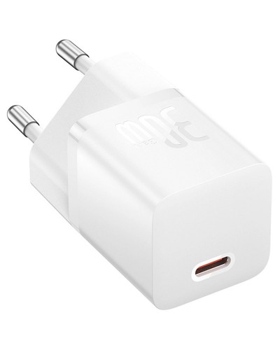 Купити МЗП Baseus GaN5 Fast Charger (mini) 30W (1USB-C) + кабель Type-C to Type-C (P10110902)