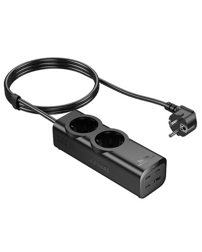 Купити Подовжувач Hoco NS10 Wisdom 2-position PD67W (1USB-A/3C/2Socket) (2m)