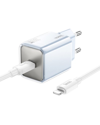 Купити МЗП Hoco N47 Glorious PD30W (1USB-C) + кабель Type-C to Lightning