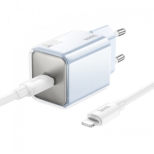 Купить СЗУ Hoco N47 Glorious PD30W (1USB-C) + кабель Type-C to Lightning