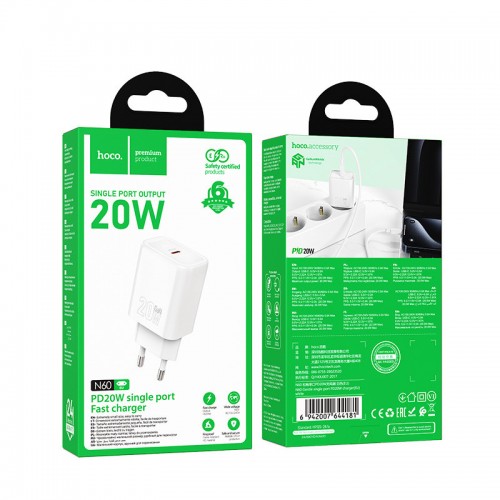 Купить СЗУ Hoco N60 Gentle PD20W (1USB-C)