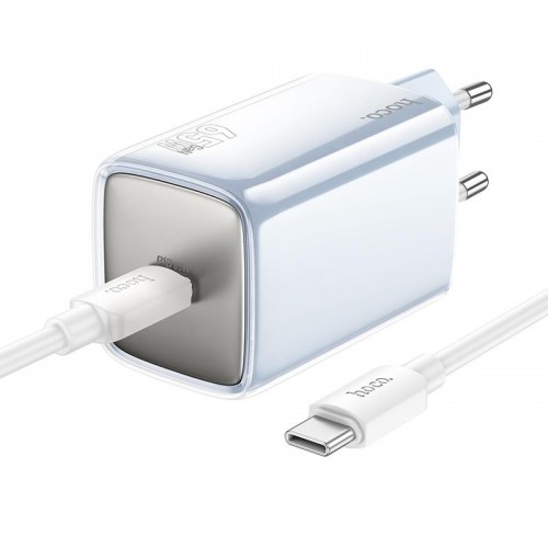 Купить СЗУ Hoco N48 Glorious PD65W (1USB-C) + кабель Type-C to Type-C