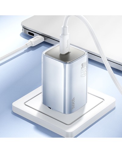Купити МЗП Hoco N48 Glorious PD65W (1USB-C) + кабель Type-C to Type-C