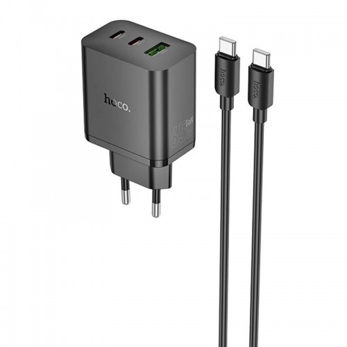 Купить СЗУ Hoco N51 Scenery PD65W (1USB-A/2C) + кабель Type-C to Type-C Купить СЗУ Hoco N51 Scenery PD65W (1USB-A/2C) + кабель Type-C to Type-C
