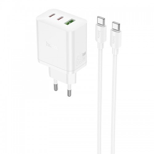 Купить СЗУ Hoco N51 Scenery PD65W (1USB-A/2C) + кабель Type-C to Type-C Купить СЗУ Hoco N51 Scenery PD65W (1USB-A/2C) + кабель Type-C to Type-C