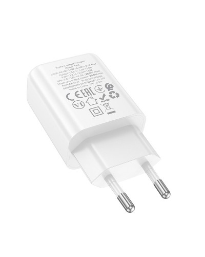 Купити МЗП Hoco N60 Gentle PD20W (1USB-C) + кабель Type-C to Lightning