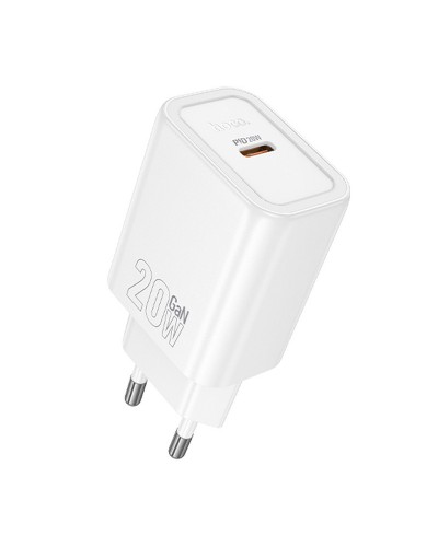 Купити МЗП Hoco N60 Gentle PD20W (1USB-C) + кабель Type-C to Lightning