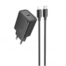 МЗП Hoco N60 Gentle PD20W (1USB-C) + кабель Type-C to Lightning