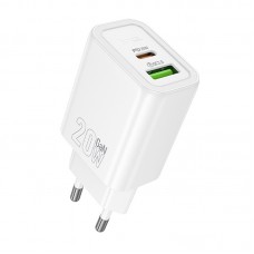 МЗП Hoco N61 Gentle PD20W+QC3.0 (1USB-A/1C)