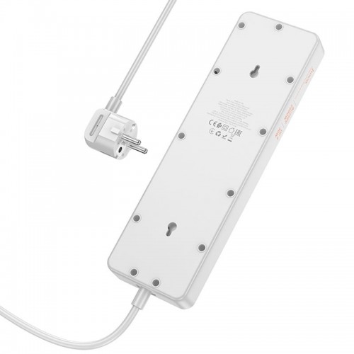Купить Удлинитель Hoco AC14A Rico PD30W (3USB-A/1C/5xSocket) (1.5m)