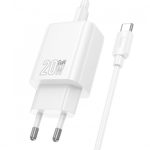 Купить СЗУ Hoco N60 Gentle PD20W (1USB-C) + кабель Type-C to Type-C