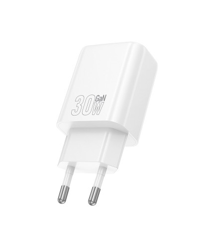 Купити МЗП Hoco N63 Gentle PD30W+QC3.0 (1USB-A/1C) + кабель Type-C to Lightning