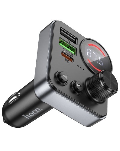 Купить АЗУ FM модулятор Hoco E86 Alegria PD30W+QC3.0 48W (2USB-A/1C)