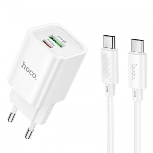 Купить СЗУ Hoco C149A Charm PD30W+QC3.0 (1USB-A/1C) + кабель Type-C to Type-C