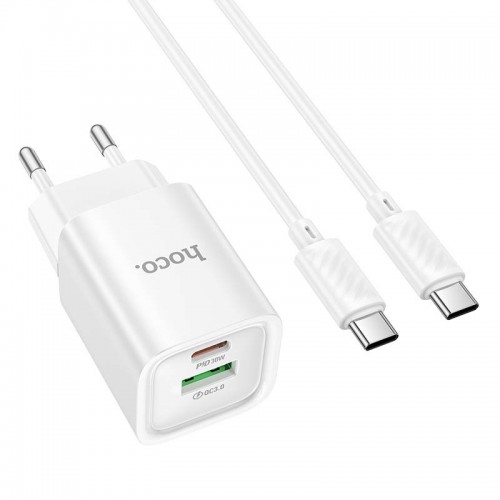 Купить СЗУ Hoco C149A Charm PD30W+QC3.0 (1USB-A/1C) + кабель Type-C to Type-C