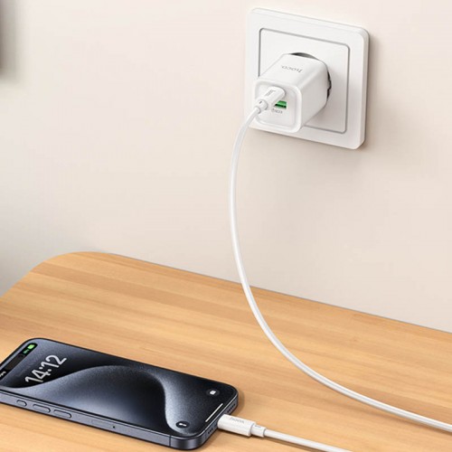 Купить СЗУ Hoco C149A Charm PD30W+QC3.0 (1USB-A/1C) + кабель Type-C to Type-C