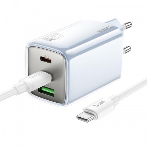 Купить СЗУ Hoco N49 Glorious PD65W (1USB-A/2C) + кабель Type-C to Type-C