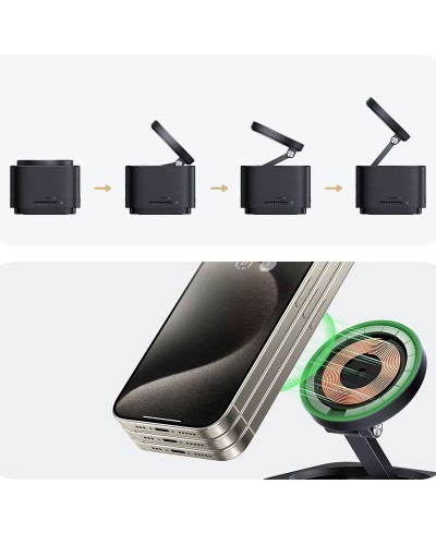 Купити БЗП+HUB Baseus MagPro Series II 7-in-1 (USB-C to HDMI 4K 60Hz+2USB-А+2C+1SD/TF) (B000729001)