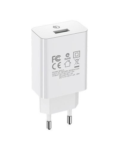 Купити МЗП Borofone BA21A Long journey QC3.0 3A (1USB-A)