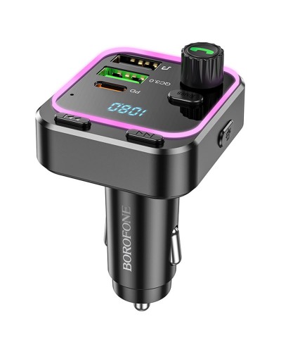 Купити АЗП FM модулятор Borofone BC53 Highway PD20W+QC3.0 (2USB-A/1C)