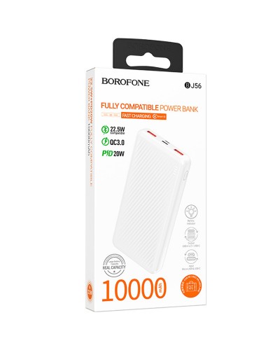Купити Портативний ЗП Power Bank Borofone BJ56 Graceful 22.5W+PD20W 10000 mAh