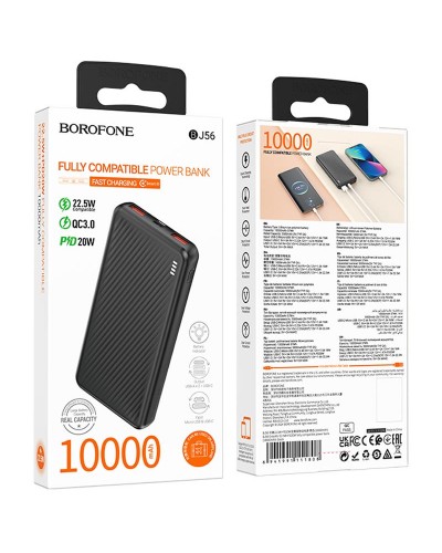 Купити Портативний ЗП Power Bank Borofone BJ56 Graceful 22.5W+PD20W 10000 mAh