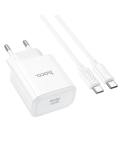 Купити Уцінка МЗП Hoco C76A Pro Majestic PD30W (1USB-C) + кабель Type-C to Type-C