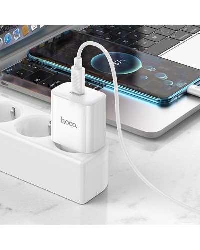 Купити Уцінка МЗП Hoco C76A Pro Majestic PD30W (1USB-C) + кабель Type-C to Type-C
