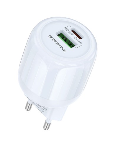 Купити МЗП Borofone BA93A Lustrous PD20W+QC3.0 (1USB-A/1C)