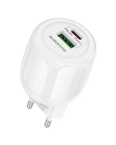 Купити МЗП Borofone BA94A Lustrous PD30W+QC3.0 (1USB-A/1C)