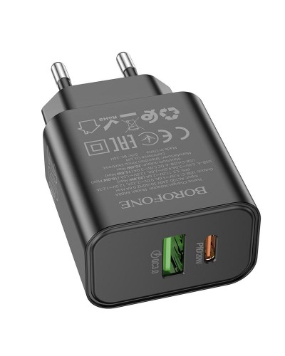 Купити МЗП Borofone BA88A Navy PD20W+QC3.0 (1USB-A/1C)