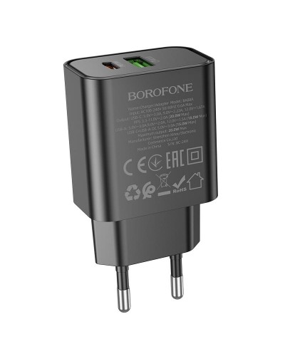 Купити МЗП Borofone BA88A Navy PD20W+QC3.0 (1USB-A/1C)