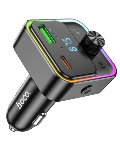 Купити АЗП FM модулятор Hoco E81 Fantasy 30W (1USB-A/1C)