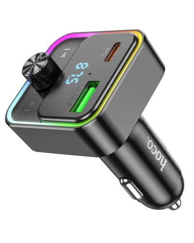 Купити АЗП FM модулятор Hoco E81 Fantasy 30W (1USB-A/1C)