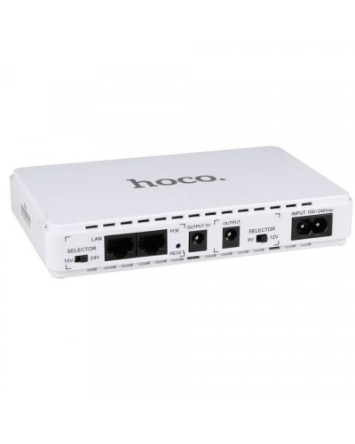 Купити Уцінка Джерело безперебійного живлення Hoco DB25 Smart Mini UPS для роутерів 5V/9V/12V 8800 mAh